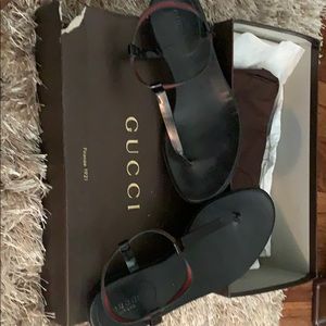 Gucci Wimbledon Sport/Nastro Elastic Sandals